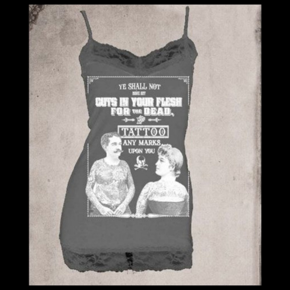 Se7en Deadly Lace Trim Camisole Sz M